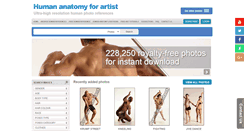 Desktop Screenshot of human-anatomy-for-artist.com