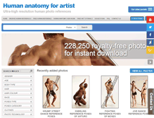 Tablet Screenshot of human-anatomy-for-artist.com